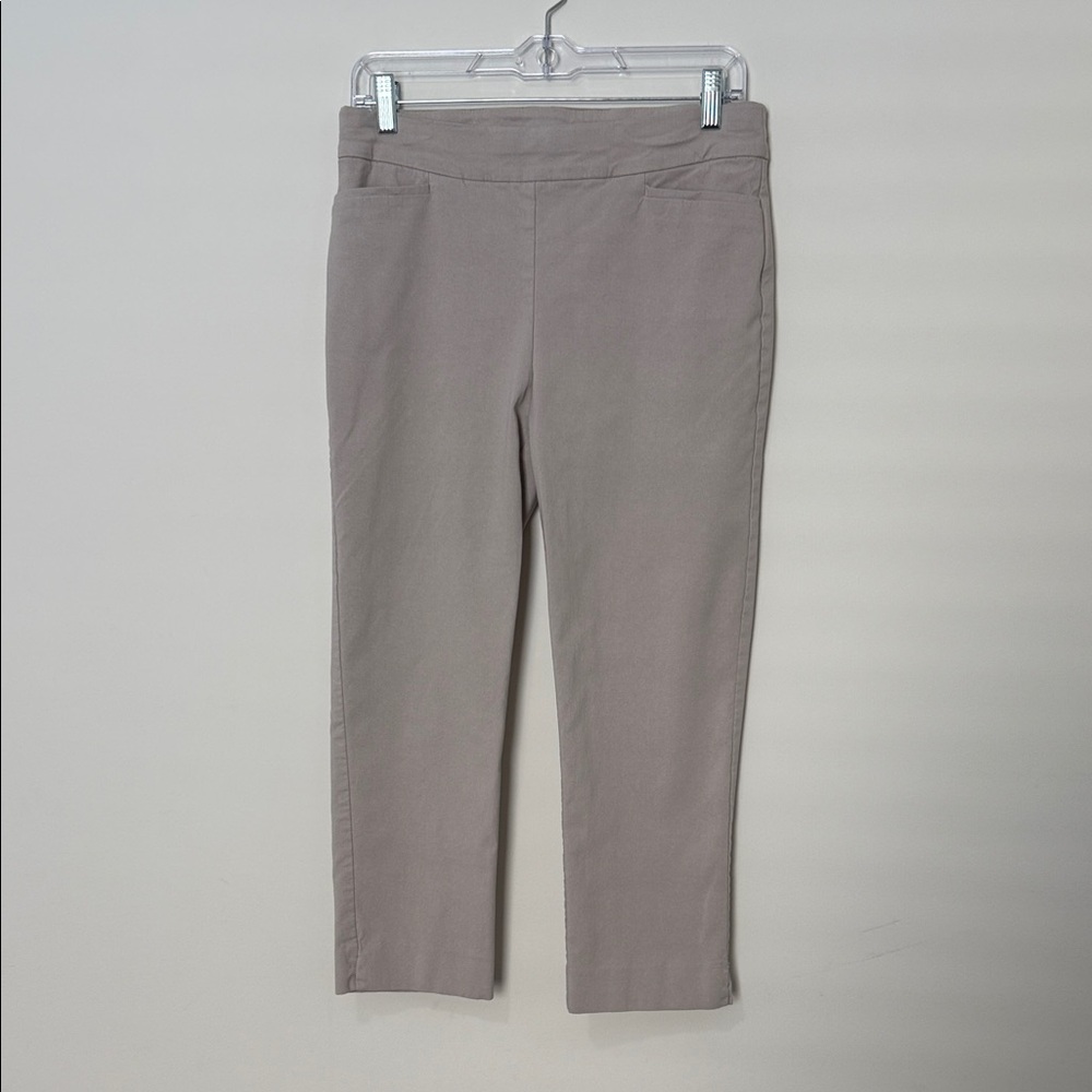 Chico's Taupe Cropped Ankle Pants